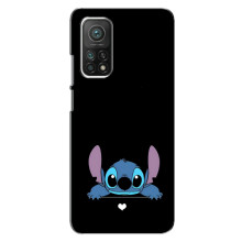 Чехол с принтом Стич на Xiaomi Mi 10T Pro – Стич на черном