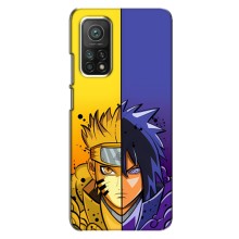 Купить Чехлы на телефон с принтом Anime для Сяоми Ми 10Т Про (Naruto Vs Sasuke)