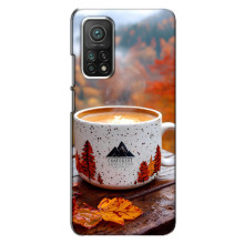 Чехол с уникальным дизайном «Осень с кофе» для Xiaomi Mi 10T Pro – Кофе на природе