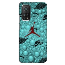 Силиконовый Чехол Nike Air Jordan на Сяоми Ми 10Т Про (Джордан Найк)