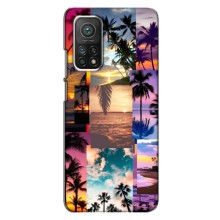 Силиконовый чехол с КАРТИНКАМИ лето для Xiaomi Mi 10T Pro (AlphaPrint) (Летний отпуск)
