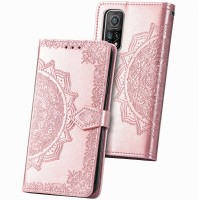 Кожаный чехол (книжка) Art Case с визитницей для Xiaomi Mi 10T / Mi 10T Pro – Розовый