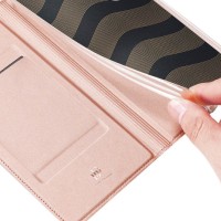 Чехол-книжка Dux Ducis с карманом для визиток для Xiaomi Mi 10T / Mi 10T Pro – Rose Gold