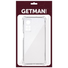 TPU чохол GETMAN Ease logo посилені кути Full Camera для Xiaomi Mi 10T / Mi 10T Pro – Прозорий