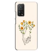Чехлы для любимой на Ксяоми Ми 10т (VPrint) (Руки любви)