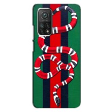 Чехлы ГУЧЧИ для Ксяоми Ми 10т (AlphaPrint) (Gucci змия)
