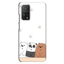 Чохли з зображенням різних тварин на Xiaomi Mi 10T (Здивовані ведмедики)