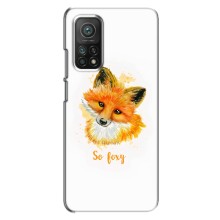 Чехлы с картинкой Лисички для Xiaomi Mi 10T (VPrint) (Девочка Лиса)
