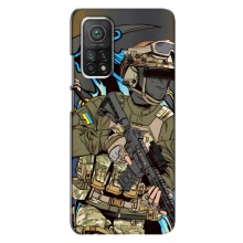 Чехлы с картинкой ЗСУ для Xiaomi Mi 10T (AlphaPrint) (Воин ВСУ)