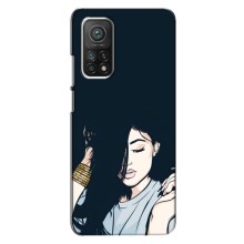 Чехол с печатью для Xiaomi Mi 10T - (Мода) (AlphaPrint) (Красивая девочка)