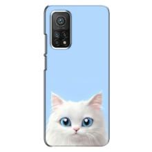 Чехол на тематику: Коты для Xiaomi Mi 10T – Белый кот