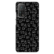 Чехол на тематику: Коты для Xiaomi Mi 10T – Котики на черном