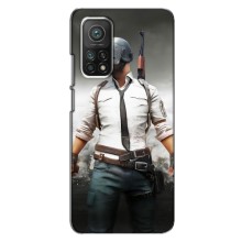 Чехол PUBG для Ксяоми Ми 10т (AlphaPrint) (Пабг мен)