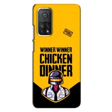 Чехол PUBG для Ксяоми Ми 10т (AlphaPrint) (Pubg шлем)