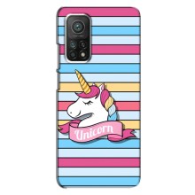 Чехол для Ксяоми Ми 10т - (Единорожки - Новинки) (AlphaPrint) (Unicorn)