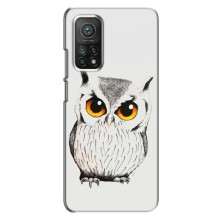 Чехол с птицами на Xiaomi Mi 10T (VPrint) (Милая Сова)