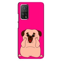 Чехол (ТПУ) Милые собачки для Xiaomi Mi 10T – Веселый Мопсик