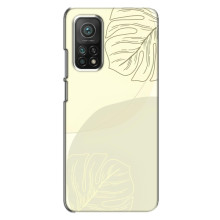 Чохол квітковий дизайн для Xiaomi Mi 10T – Зелений фон