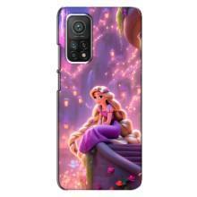 Чехол Рапунцель для Xiaomi Mi 10T (Рапунцель в замке)