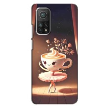 Чехол с мемом Тралалело тралала на Xiaomi Mi 10T (Балерина капучина)