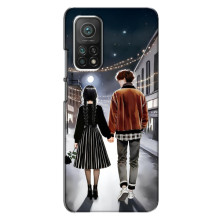 Чехол с дизайном Венздей 2 на Xiaomi Mi 10T – Уэнсдей и Тайлер