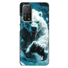 Чехол с картинкой «Хищники» для Xiaomi Mi 10T – Медведь