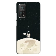 Космические Чехлы для Ксяоми Ми 10т (VPrint) (На луне)