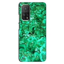 Мраморный чехол на Xiaomi Mi 10T (VPrint) (Салатный Мрамор)