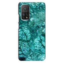 Мраморный чехол на Xiaomi Mi 10T (VPrint) (Зеленый мрамор)