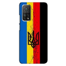 Украинские Чехлы для Xiaomi Mi 10T с картинкой УПА (AlphaPrint) (Флаг УПА)