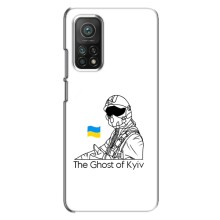 Защитные чехлы (Призрак Киева) для Xiaomi Mi 10T (AlphaPrint) (Летчик Киева)
