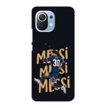 Чехлы для Xiaomi Mi 11 Lite (Leo чемпион) (AlphaPrint) (Messi ПСЖ)