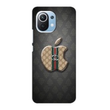Чехлы ГУЧЧИ для Сяоми Ми 11 Лайт (AlphaPrint) (Apple gucci)