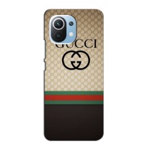 Чехлы ГУЧЧИ для Сяоми Ми 11 Лайт (AlphaPrint) (GUCCI стиль)