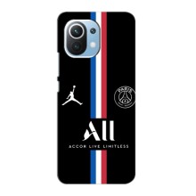 Чехлы PSG для Xiaomi Mi 11 Lite (AlphaPrint) (футболка ПСЖ)