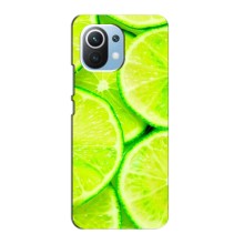 Чехлы с Фруктами для Xiaomi Mi 11 Lite (VPrint) (Лайм)