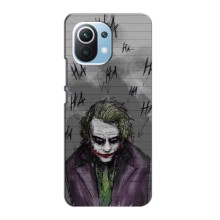 Чехлы с картинкой Джокера на Xiaomi Mi 11 Lite – Joker клоун