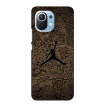 Чехлы для Xiaomi Mi 11 Lite - с картинкой JORDAN (AlphaPrint) (Logo Jordan)