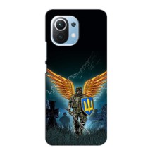 Чехлы с картинкой ЗСУ для Xiaomi Mi 11 Lite (AlphaPrint) (Солдат ЗСУ)