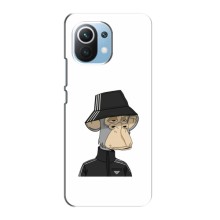 Чехлы с Обезьянами NFT для Xiaomi Mi 11 Lite (AlphaPrint) (обезьяна NFT Adidas)