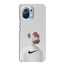 Чехлы с Обезьянами NFT для Xiaomi Mi 11 Lite (AlphaPrint) (обезьяна NFT Nike)