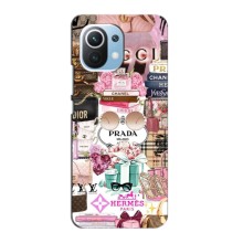 Чехол (Dior, Prada, YSL, Chanel) для Xiaomi Mi 11 Lite (Бренды)