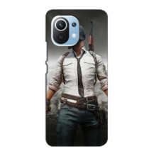 Чехол PUBG для Сяоми Ми 11 Лайт (AlphaPrint) (Пабг мен)