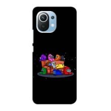Чехол Амонг Ас для Xiaomi Mi 11 Lite (AlphaPrint) (Амонг-ас)