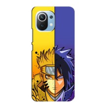 Купить Чохли на телефон з принтом Anime для Сяомі Мі 11 Лайт (Naruto Vs Sasuke)