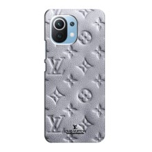 Текстурний Чохол Louis Vuitton для Сяомі Мі 11 Лайт (Білий ЛВ)
