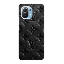 Текстурний Чохол Louis Vuitton для Сяомі Мі 11 Лайт – Чорний ЛВ