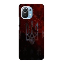 Украинские Чехлы для Xiaomi Mi 11 Lite с картинкой УПА (AlphaPrint) (ГЕРБ УПА)