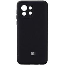 Чехол Silicone Cover Full Camera (AA) для Xiaomi Mi 11 Lite – Оранжевый