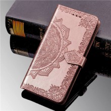 Кожаный чехол (книжка) Art Case с визитницей для Xiaomi Mi 11 Lite – Розовый